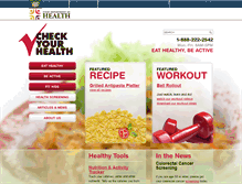 Tablet Screenshot of checkyourhealth.org